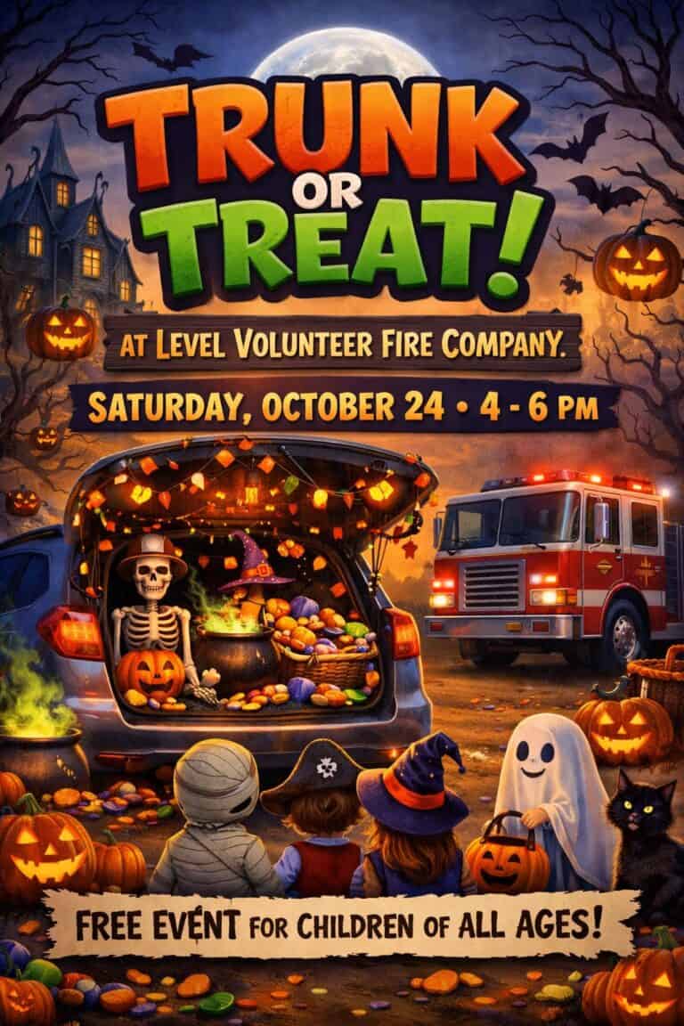 Trunk or Treat at Level Volunteer Fire Company car show in Havre De Grace, MD