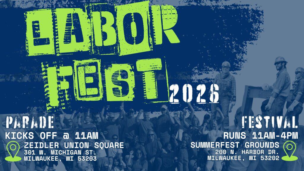 Laborfest 2026 event at Henry W. Maier Festival Park in Milwaukee, WI on September 7, 2026