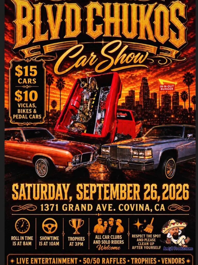Blvd Chukos Car Show car show in Covina, CA