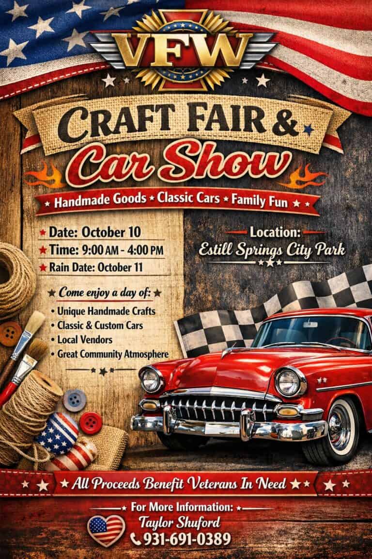 VFW Craft Fair & Car Show car show in Estill Springs, TN