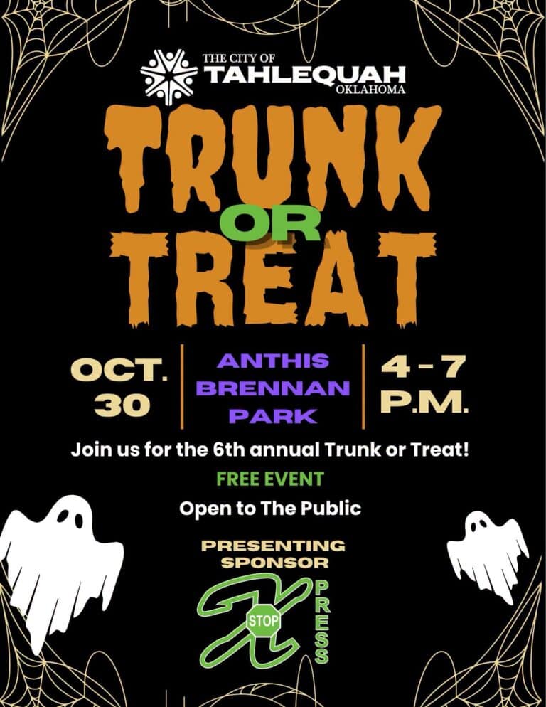 6th Annual Trunk or Treat – City of Tahlequah car show in Tahlequah, OK