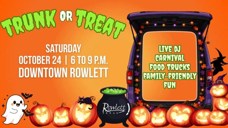 Trunk or Treat by City of Rowlett car show in Rowlett, TX