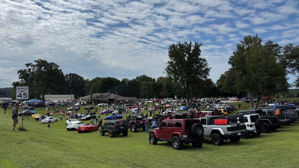 Lakeside Cars & Coffee event at Bowen's Landing Restaurant in Inman, SC on August 29, 2026
