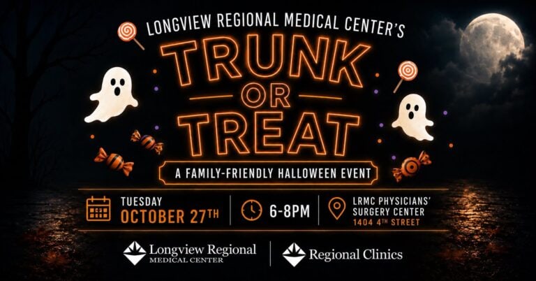 Longview Regional Medical Center’s Trunk or Treat car show in Longview, TX