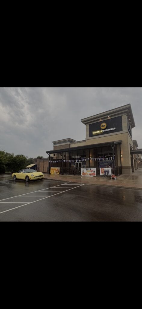 Buffalo Wild Wings Cruise-In Hosted by Cass and Luke event at Buffalo Wild Wings in Overland Park, KS on September 2, 2026