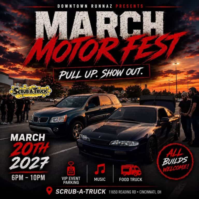 March Motor Fest car show in Cincinnati, OH