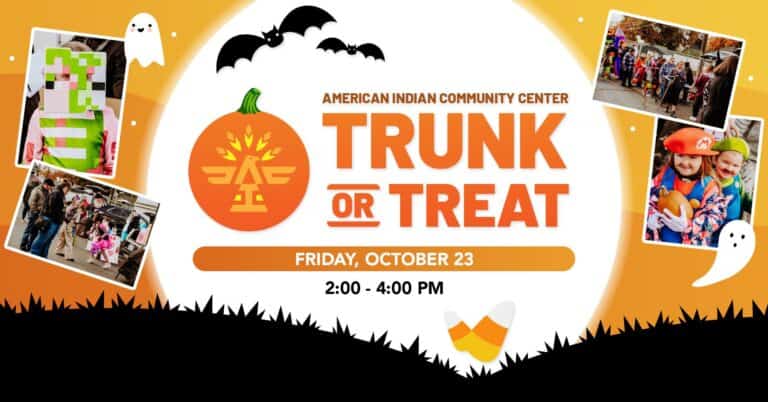 Trunk or Treat at American Indian Community Center car show in Spokane, WA
