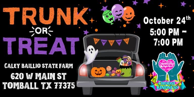 Trunk or Treat – Caley Baillio State Farm car show in Tomball, TX