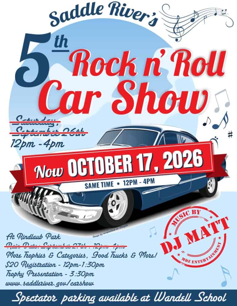 Saddle River’s 5th Rock n’ Roll Car Show car show in Saddle River, NJ