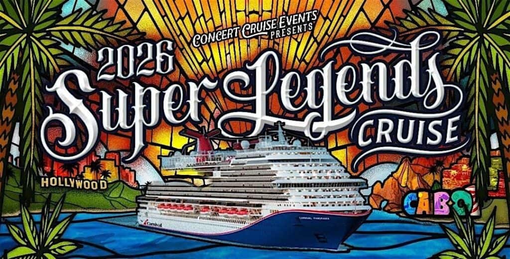Super Legends Cruise event at Carnival Cruise Terminal - Long Beach in Long Beach, CA on September 1, 2026