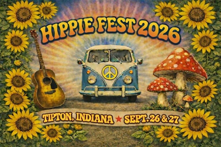 Hippie Fest Tipton IN car show in Tipton, IN