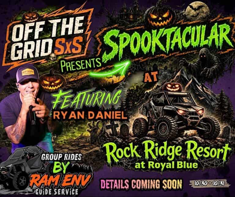 Off the Grid SxS Spooktacular car show in Pioneer, TN