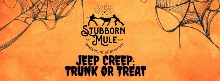 Stubborn Mule Restaurant & Brewery Jeep Creep: Trunk or Treat car show in Landrum, SC