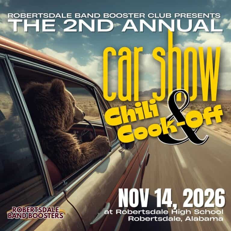 Robertsdale Band Booster Club 2nd Annual Car Show & Chili Cook-Off car show in Robertsdale, AL