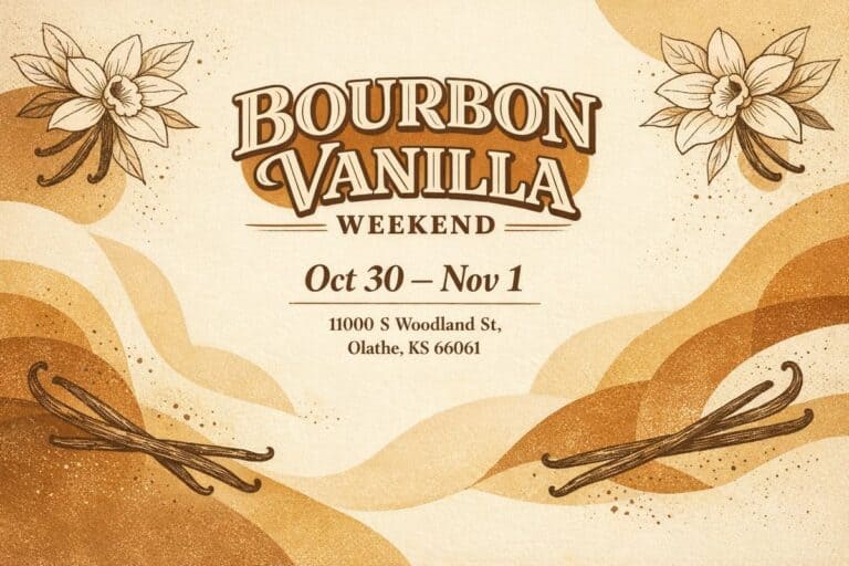 Bourbon Vanilla Weekend car show in Olathe, KS