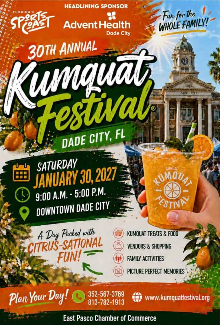 30th Annual Kumquat Festival car show in Dade City, FL