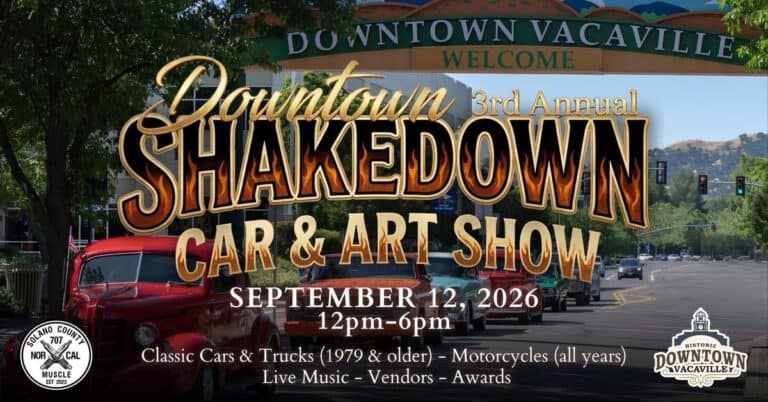 3rd Annual Downtown Shakedown Car & Art Show car show in Vacaville, CA
