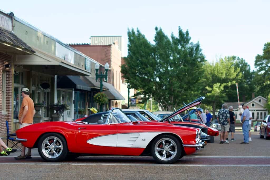 Memphis Street Rods Collierville Cruise Night event at Collierville Town Square in Collierville, TN on September 2, 2026