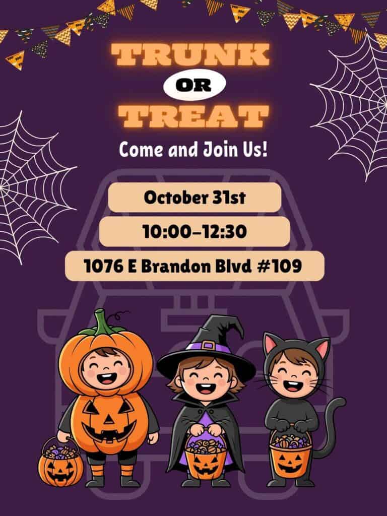 Dancing for a Difference Trunk or Treat car show in Brandon, FL