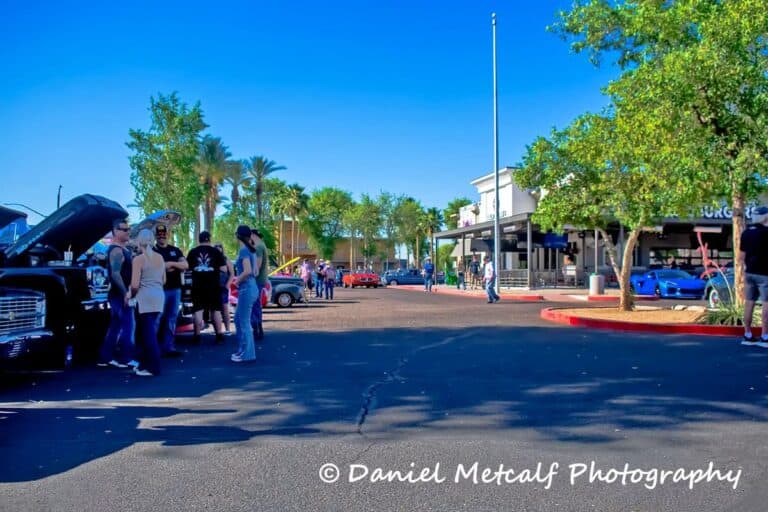Gilbert Cars & Coffee car show in Gilbert, AZ