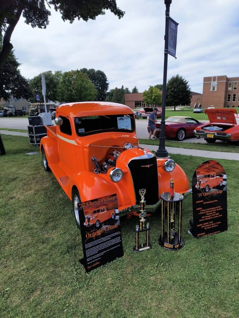 44th Annual Kiel Custom Street Car Club Car Show event at Kiel City Park in Kiel, WI on August 16, 2026