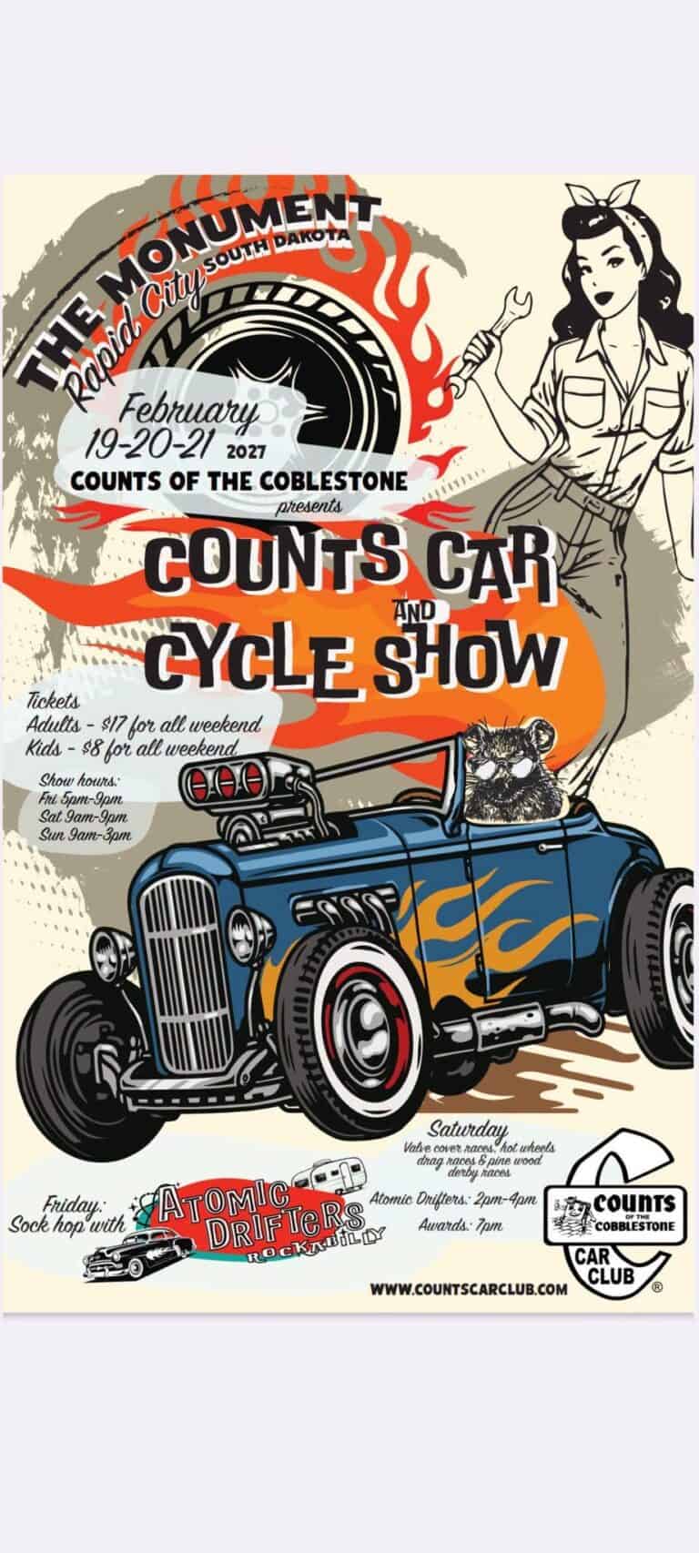 Counts of the Cobblestone Counts Car and Cycle Show car show in Rapid City, SD
