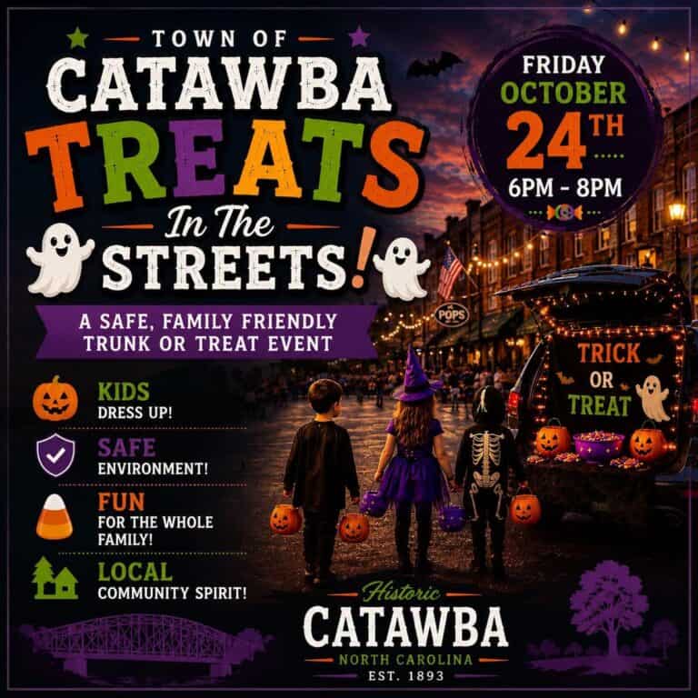 Town of Catawba Treats in the Streets car show in Catawba, NC