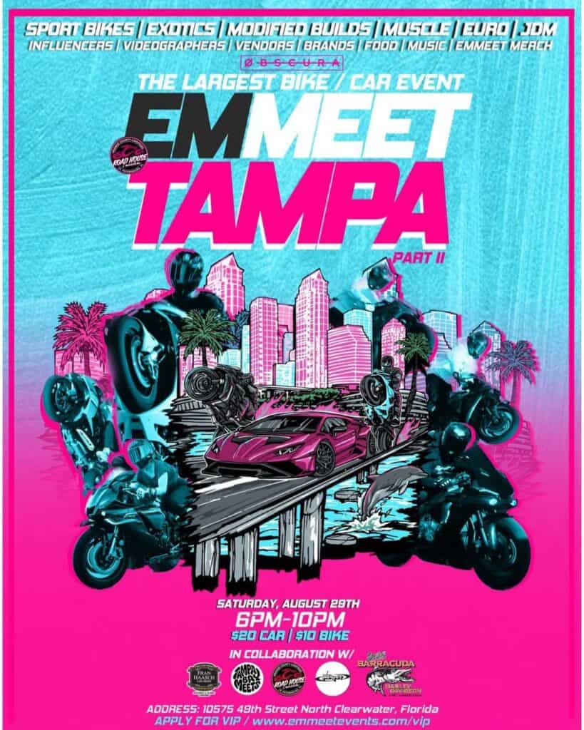 EMMEET Tampa Part II event at 10575 49th Street North in Clearwater, FL on August 29, 2026
