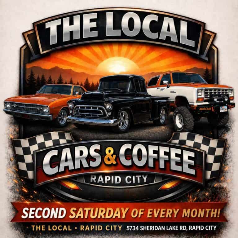 The Local Cars & Coffee Rapid City car show in Rapid City, SD