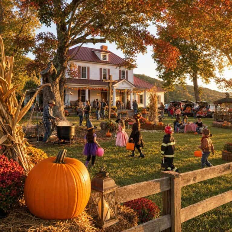 The Homeplace Restaurant Fall Festival & Trunk or Treat car show in Catawba, VA