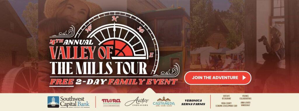 4th Annual Valley of the Mills Tour event at Mora Valley in Mora, NM on September 5, 2026