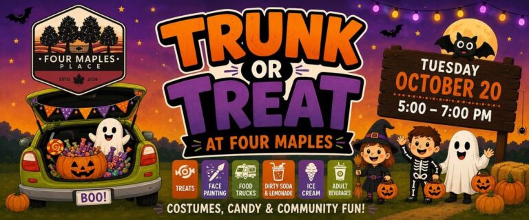 Trunk or Treat at Four Maples car show in Jeannette, PA