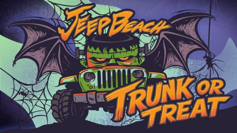 Jeep Beach Trunk or Treat car show in Daytona Beach, FL