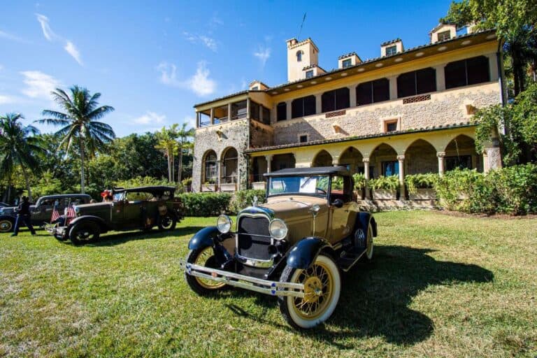 14th Annual Vintage Auto Show at Deering Estate car show in Miami, FL
