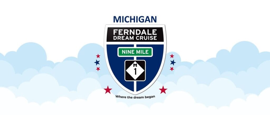 Michigan Ferndale Dream Cruise event at Woodward & Nine Mile in Ferndale, MI on August 14, 2026