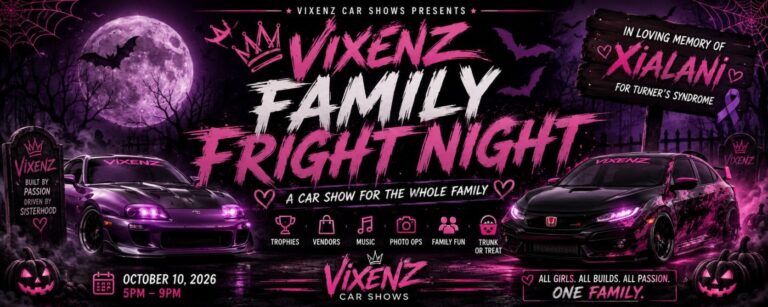 Vixenz Car Shows Family Fright Night car show in Orlando, FL