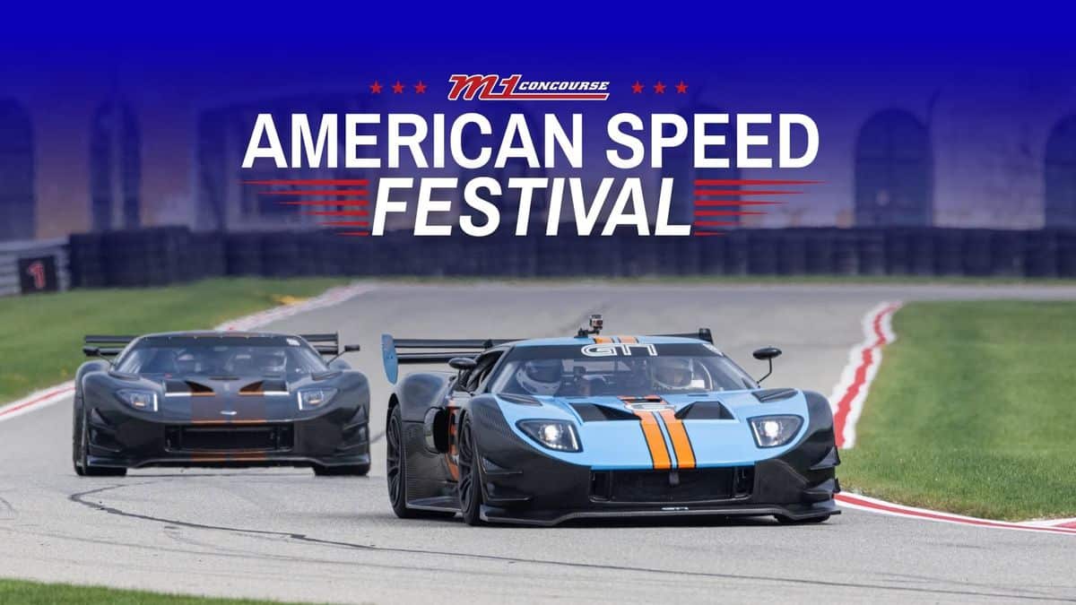 American Speed Festival event at M1 Concourse in Pontiac, MI on October 2, 2026