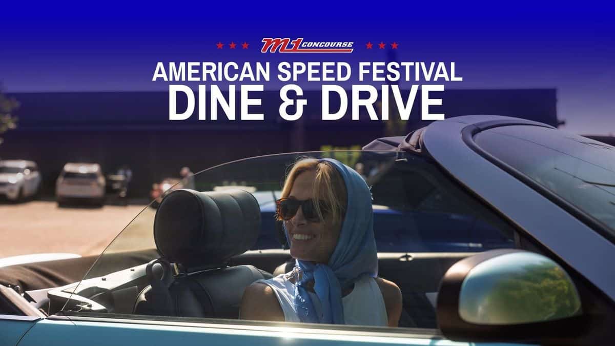 American Speed Festival Dine & Drive event at M1 Concourse in Pontiac, MI on October 2, 2026