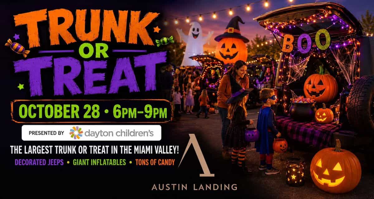 Austin Landing Trunk or Treat event at Austin Landing in Miamisburg, OH on October 28, 2026