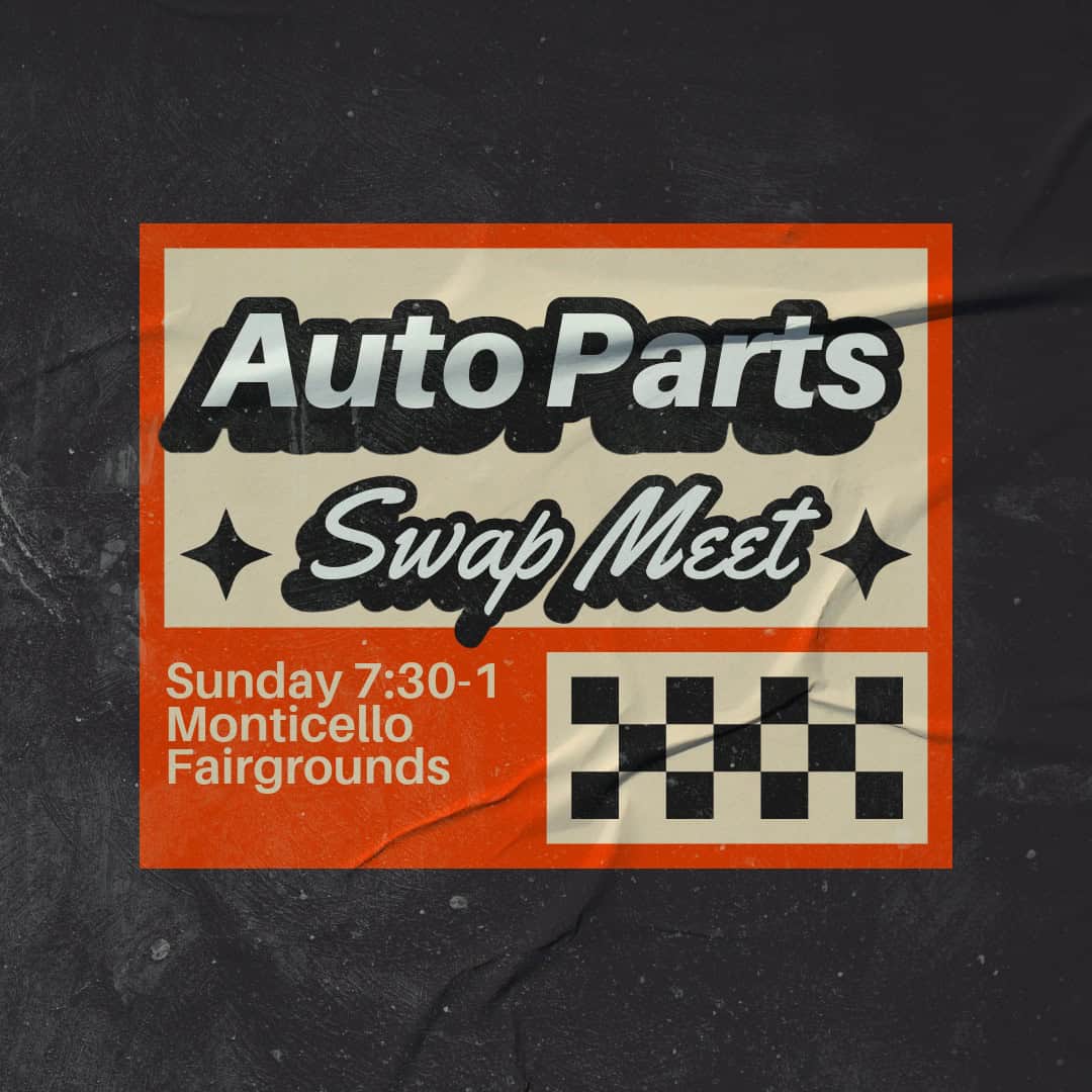 Auto Parts Swap Meet Fall Edition event at Monticello Fairgrounds in Monticello, IA on October 11, 2026