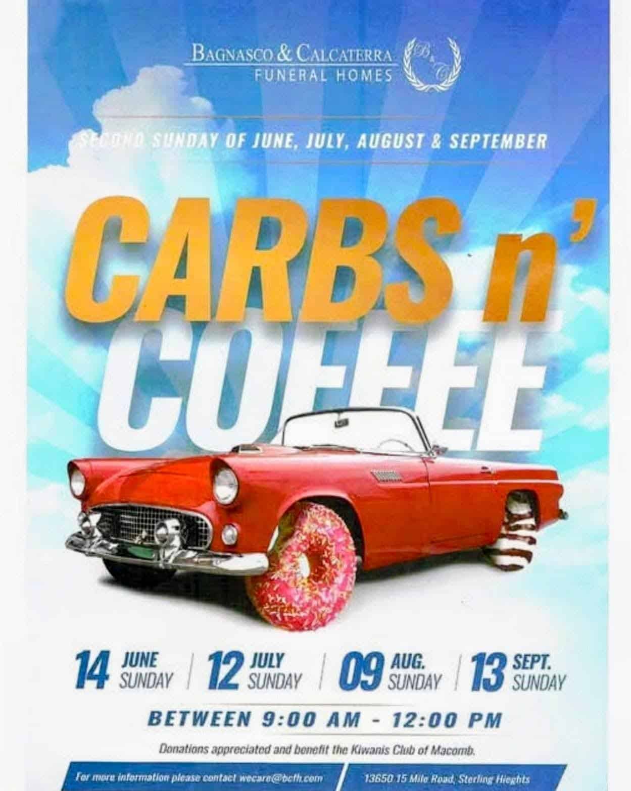 Bagnasco & Calcaterra Funeral Homes Carbs n' Coffee event at Bagnasco & Calcaterra Funeral Homes in Sterling Heights, MI on August 9, 2026