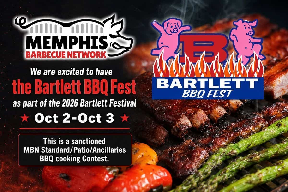 Bartlett BBQ Fest event at W J Freeman Park in Bartlett, TN on October 2, 2026