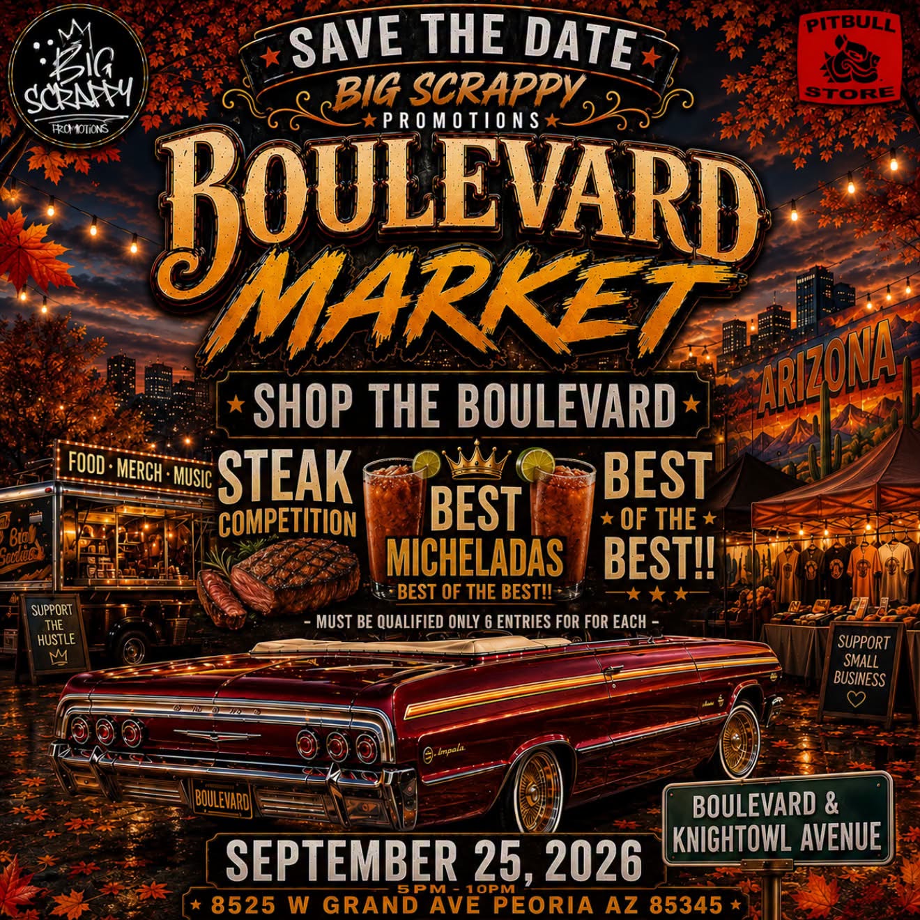 Boulevard Market event at 8525 W Grand Ave in Peoria, AZ on September 25, 2026