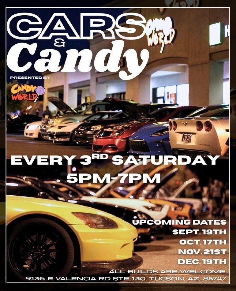 Candy World Cars & Candy event at Candy World in Tucson, AZ on September 19, 2026