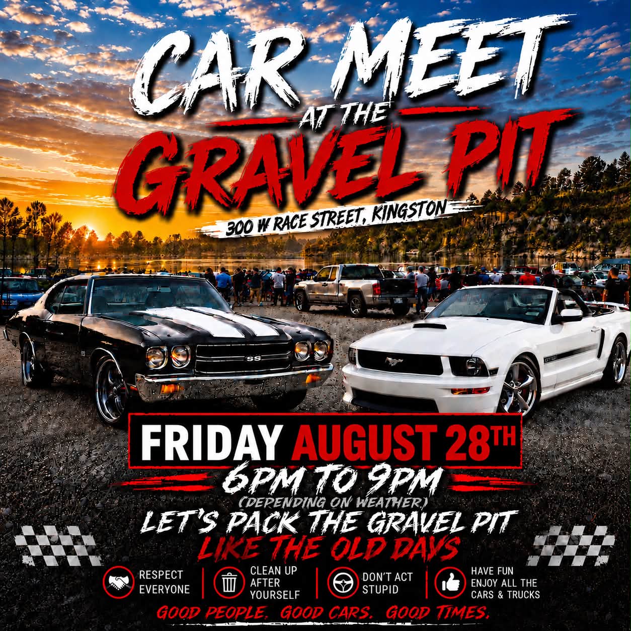 Car Meet at the Gravel Pit event at Gravel Pit in Kingston, TN on August 28, 2026