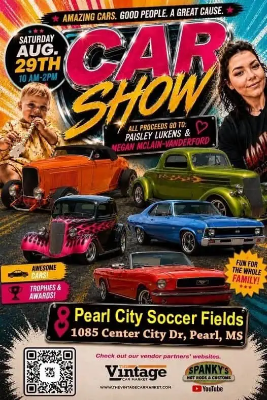 Car Show for Paisley Lukens & Megan McLain-Vanderford