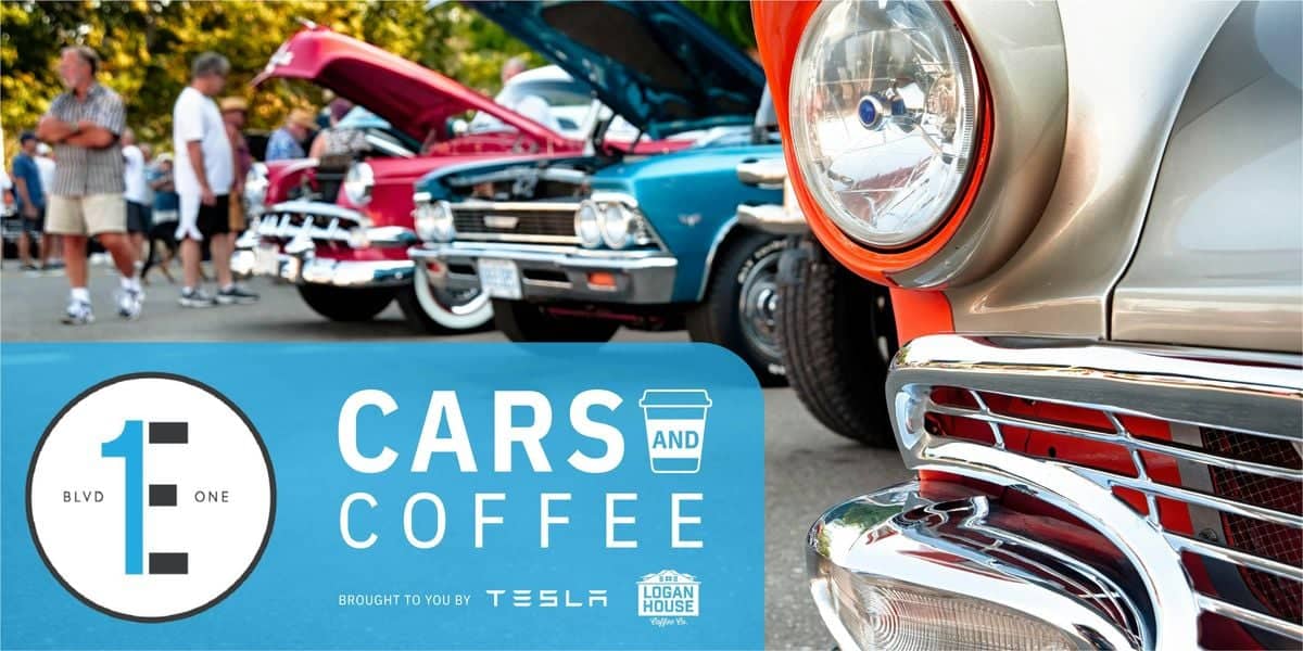 Cars & Coffee at Exchange at Boulevard One event at Exchange at Boulevard One in Denver, CO on August 29, 2026