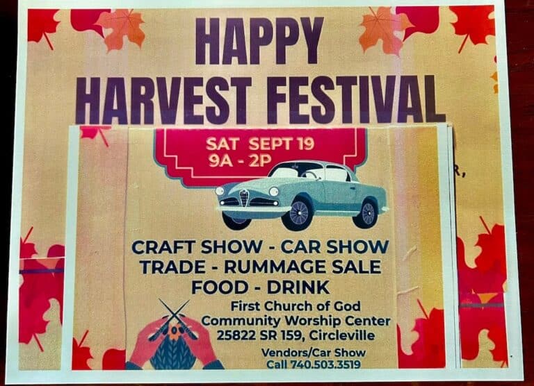 Happy Harvest Festival car show in Circleville, OH