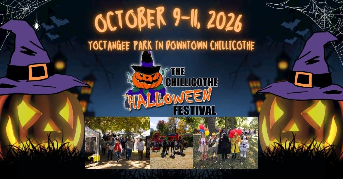 Chillicothe Halloween Festival event at Yoctangee Park in Chillicothe, OH on October 9, 2026