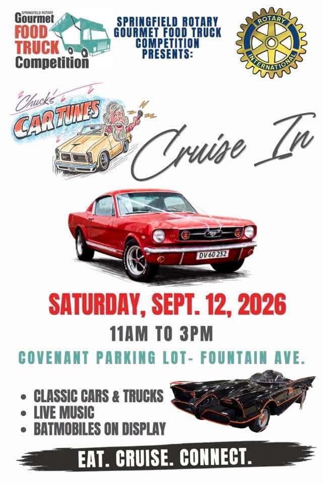 Chuck's CarTunes Cruise in event at Covenant Parking Lot in Springfield, OH on September 12, 2026